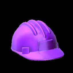 purple hard hat