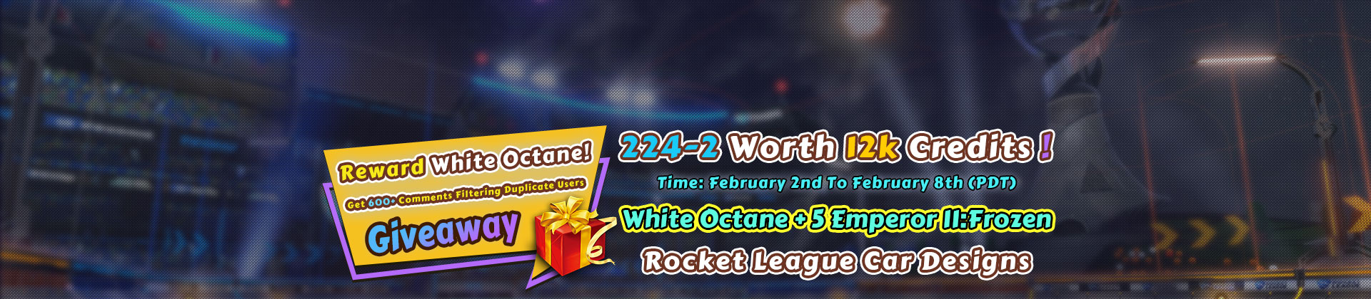 Rocket League Items Giveaway 224-2
