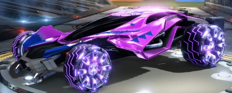 Rocket League Frosty Fest Secret Santa Crate Items - Decals - Mantis Cold Front