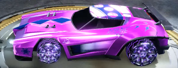 Rocket League Frosty Fest Secret Santa Crate Items - Decals - Dominus Holiday Dedo