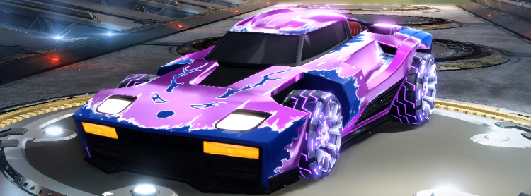 Rocket League Frosty Fest Secret Santa Crate Items - Decals - Breakout Rad Reindeer