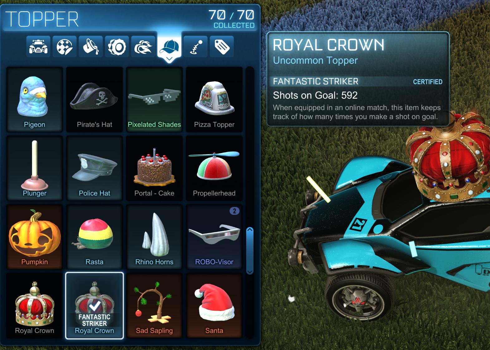 Rocket League Certified Items Levels Guide