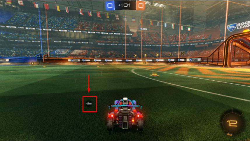 Rocket League Camera Settings - Ball Arrow