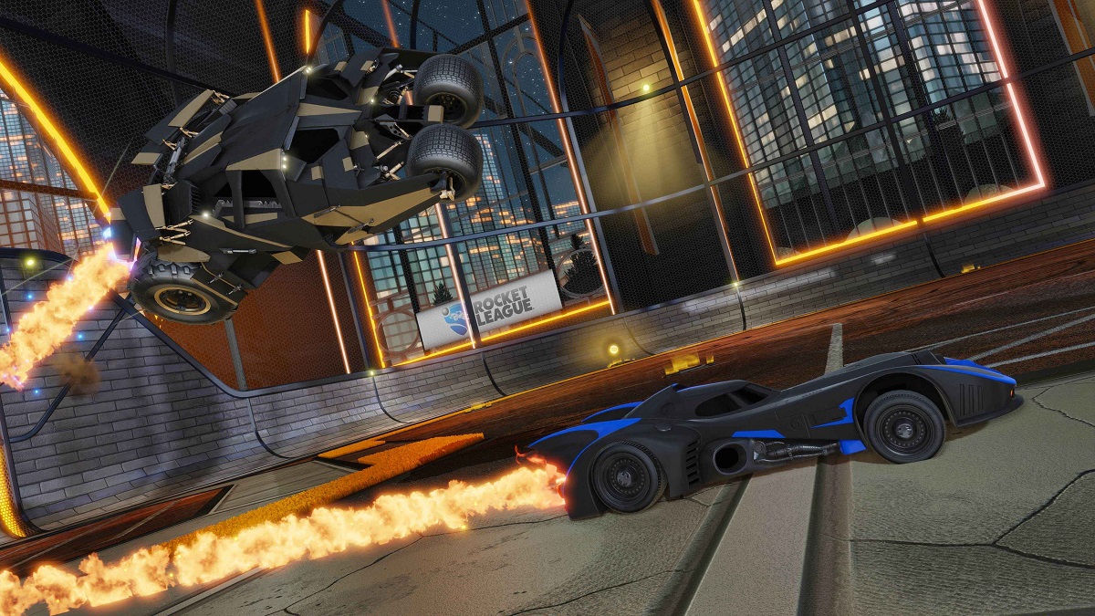 Rocket League DC Battle-Cars - Tumbler & 89 Batmobile