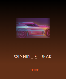 Rocket League Fan Rewards - RLCS Items - Banners - Winning Streak