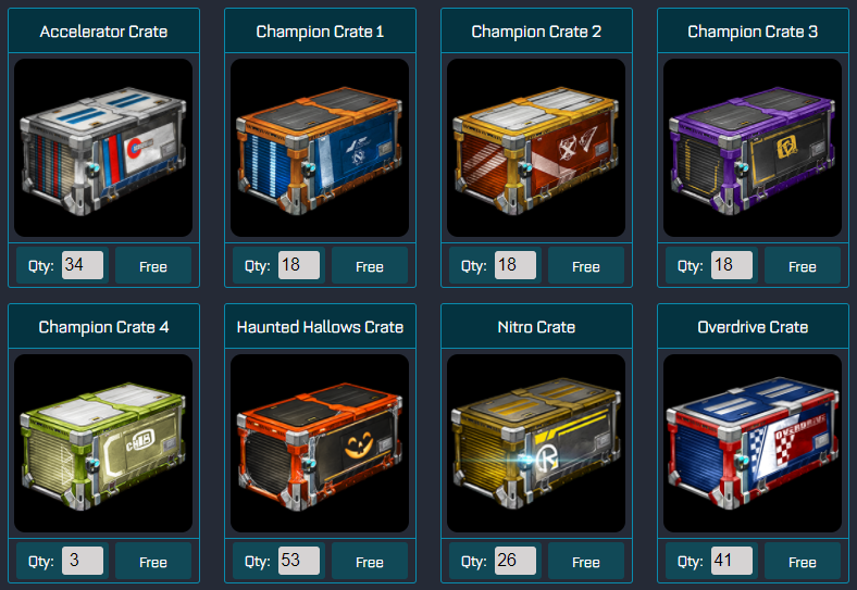 buy rocket league keys get free crates