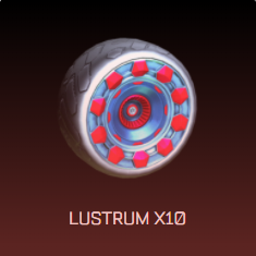 Rocket League Spring Fever Crate Items - Wheels - Lustrum x10