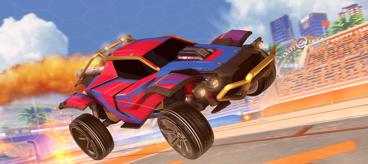 Rocket League Twinzer Hero Art