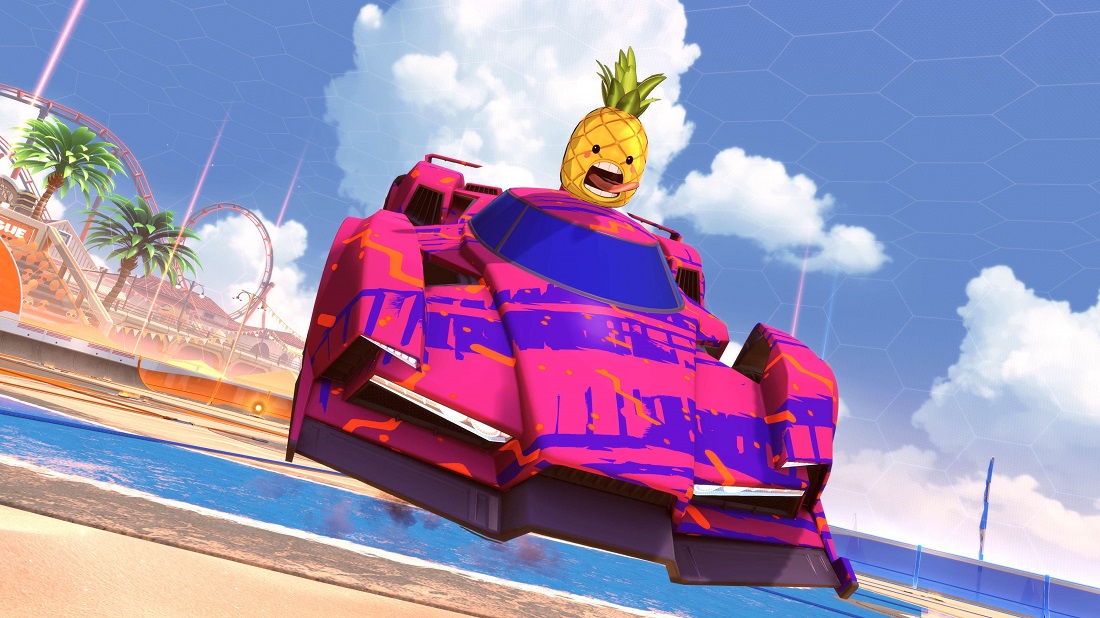 rocket league beach blast items 3 - topper & decal