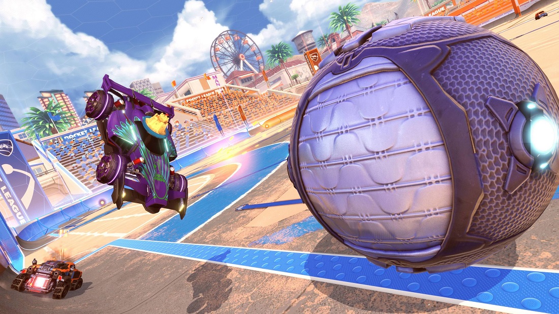 Rocket League Beach Blast Items 5 - topper & decal