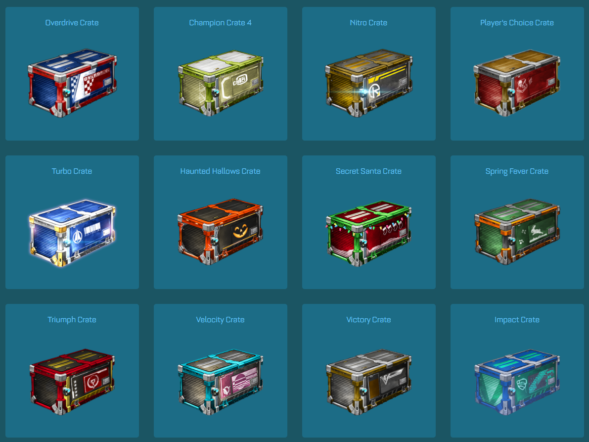 buy rocket league crates