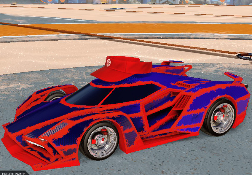 Rocket League Heatwave Car Designs - Samurai