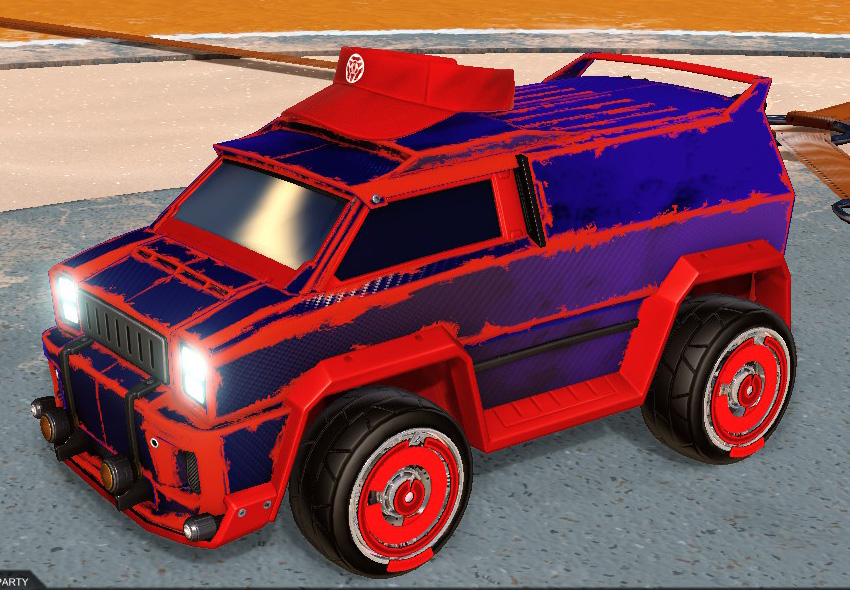 Rocket League Heatwave Car Designs - Merc