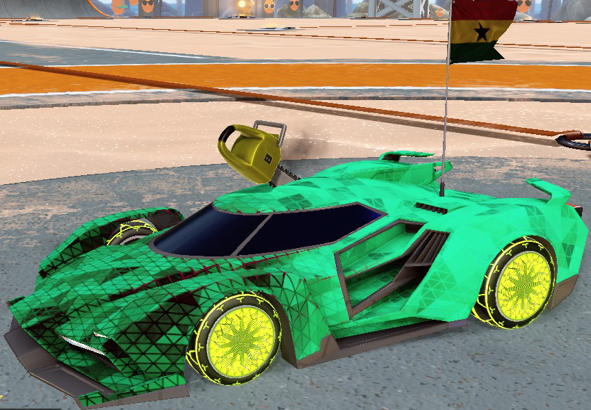 Rocket League Black Market Decal - Trigon