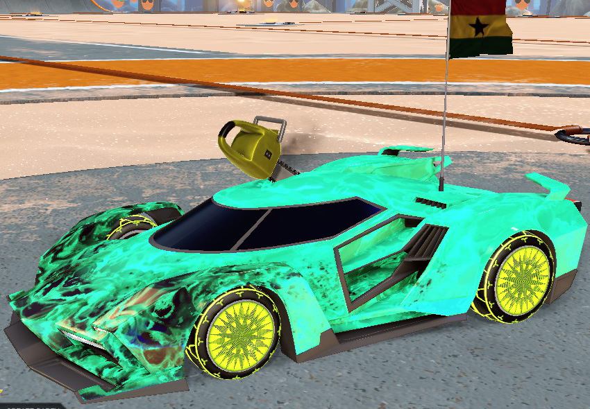 Rocket League Black Market Decal - Dissolver 