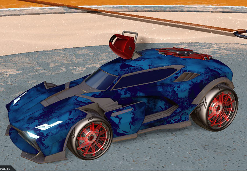 Fire God Rocket League Car Designs - 2