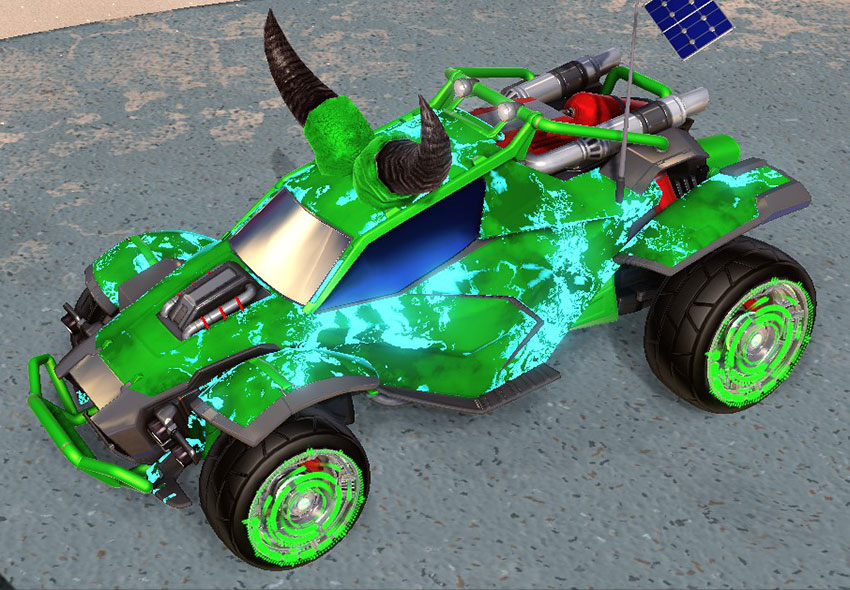 fire god rocket league car designs - 3