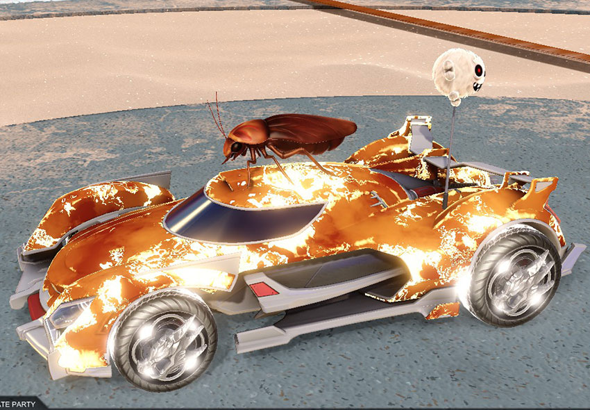 Fire God Rocket League Car Designs - 4