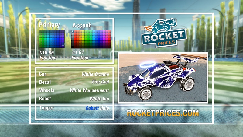 Rocket League Fire God Designs-1