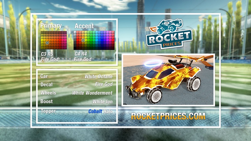 Rocket League Fire God Designs-2