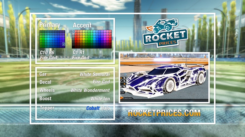 Rocket League Fire God Designs 2-1