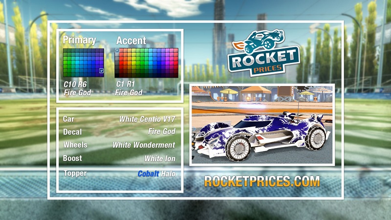 Rocket League Fire God Designs 9-1