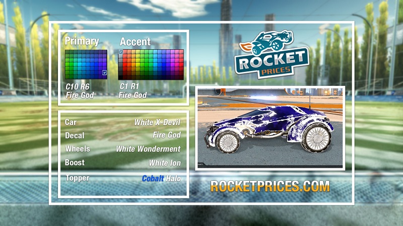 Rocket League Fire God Designs 12-1