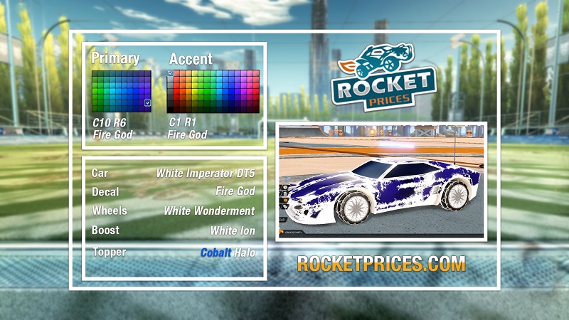Rocket League Fire God Designs 13-1