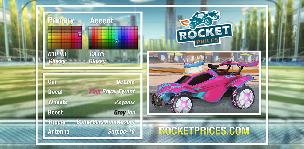 Rocket League Octane Designs - Psyonix Wheels 3