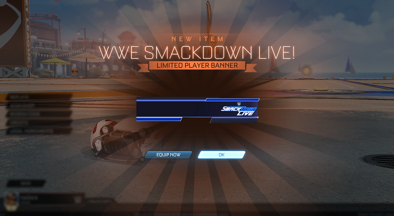 Rocket League WWE Code - RLBirthday - Banner