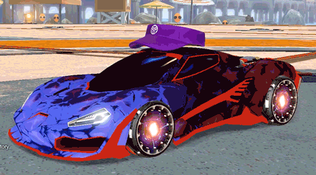 Rocket League Black Market Decals On Cyclone - Chameleon