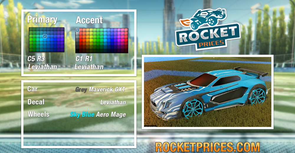 Rocket League Grey Maverick GXT
