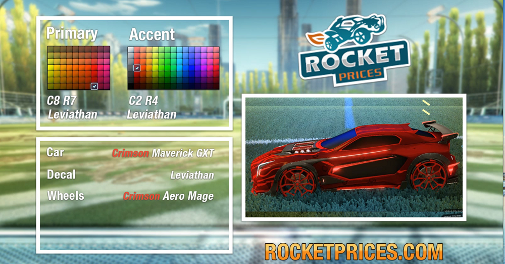 Rocket League Crimson Maverick GXT