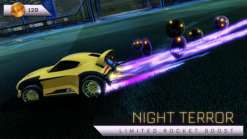Rocket League Haunted Hallows Items - Limited Rocket  - Night Terror