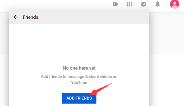 Youtube - Friend invite link 3