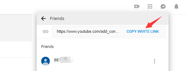 Youtube - Friend invite link 4