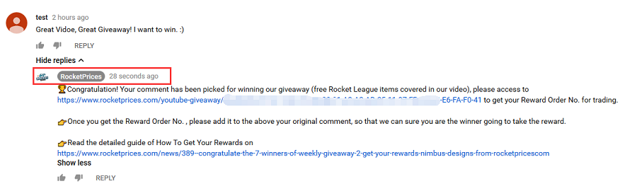 giveways get rewards 1