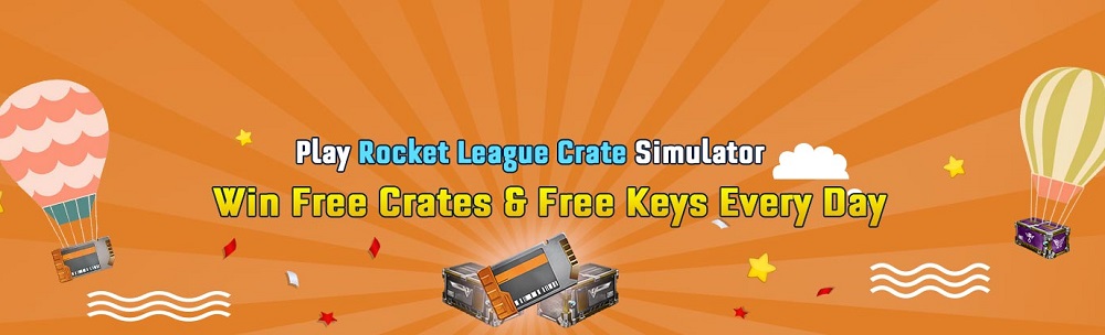 play free rocket league crate open simulator win free keys & crates