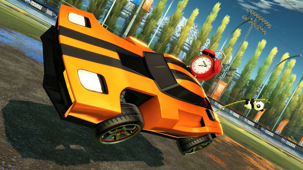 Rocket League Rocket Pass 2 Rewards - peggy panda antennas 