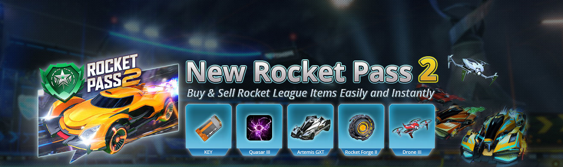 Buy Rocket League Rocket Pass 2 Items - RocketPrices