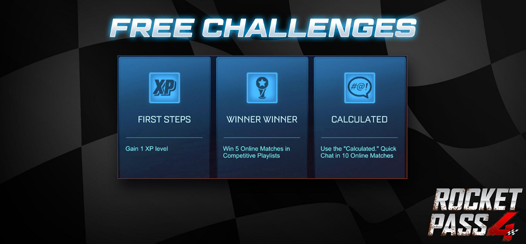 Rocket League Rocket Pass 4 Week 1 Challenges - Free