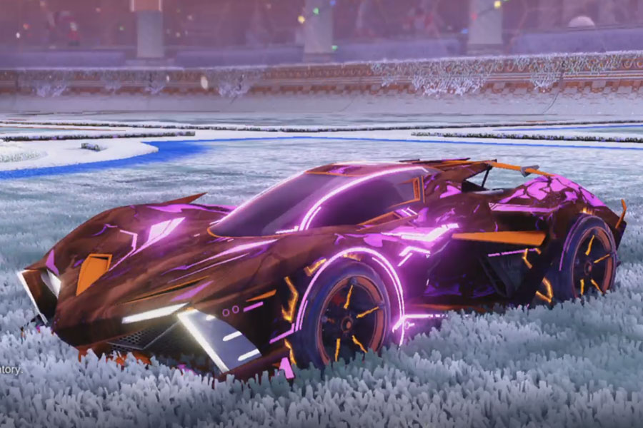 Rocket league Chikara GXT Burnt Sienna design with FSL-B,Glorifier