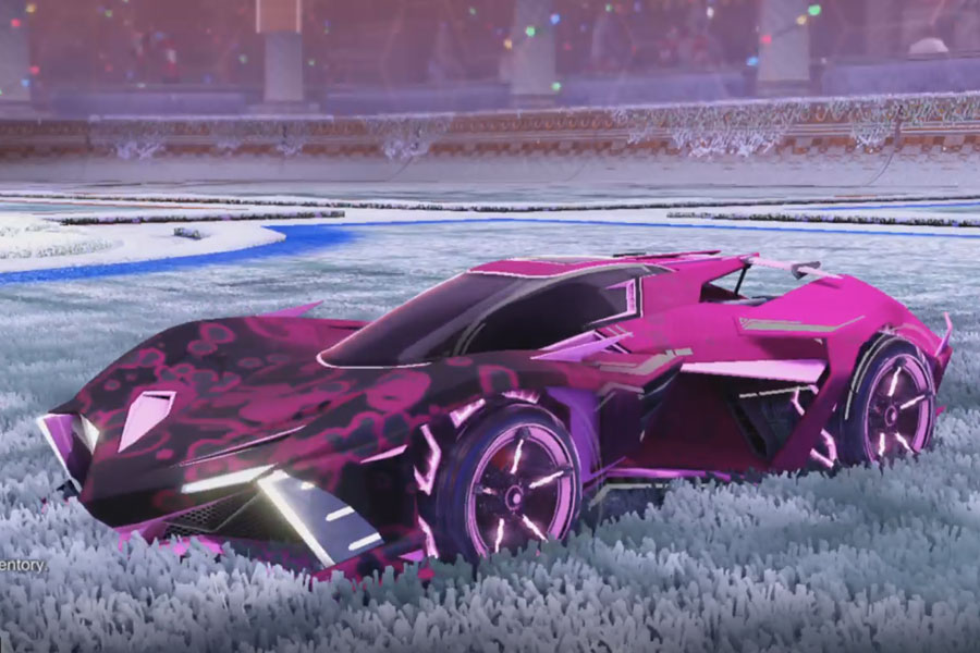 Rocket league Chikara GXT Pink design with FSL-B,Bubbly