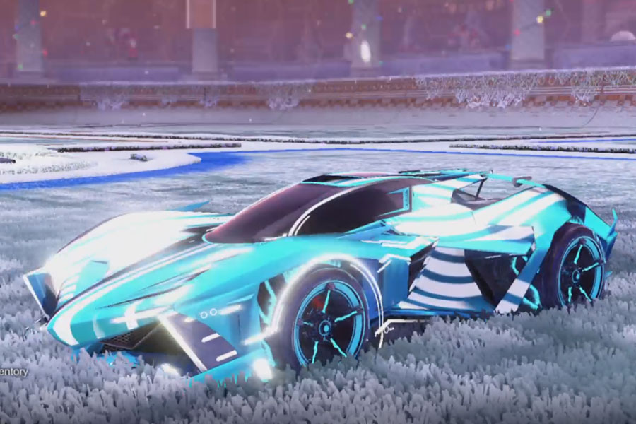 Rocket league Chikara GXT Sky Blue design with FSL-B,Streamline