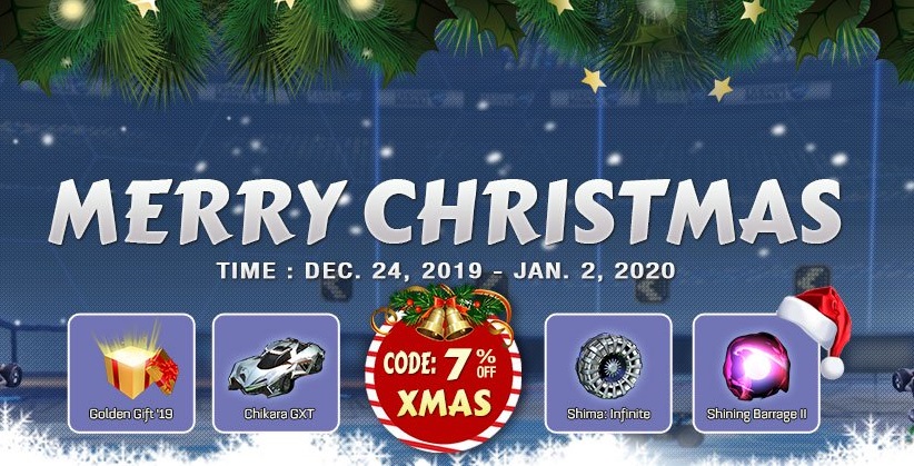 Rocketprices.Com Xmas & New Year Promotion - 7% OFF Coupon "XMAS" For Buying Rocket League Credits and Items