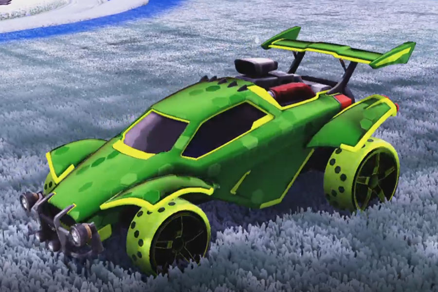 Rocket league Octane Lime design with Gripstride HX,Radiant Gush,Hex Tide