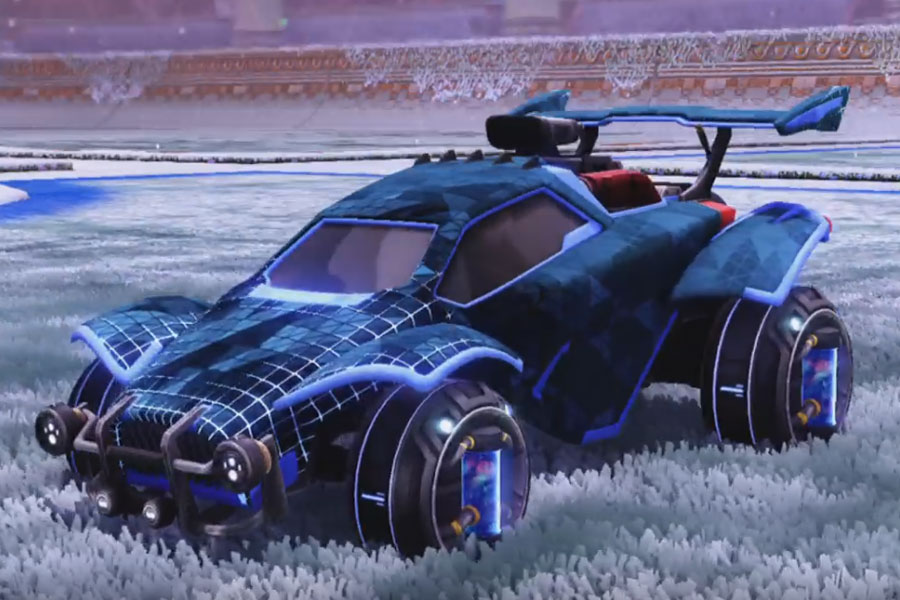 Rocket league Octane Cobalt design with Tube Tank,Trigon