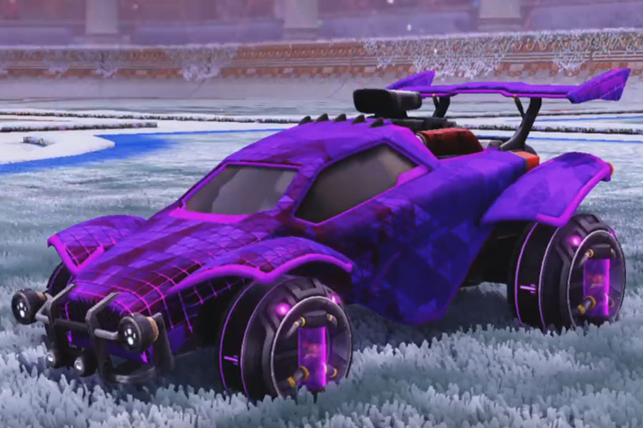 Rocket league Octane Purple design with Tube Tank,Trigon