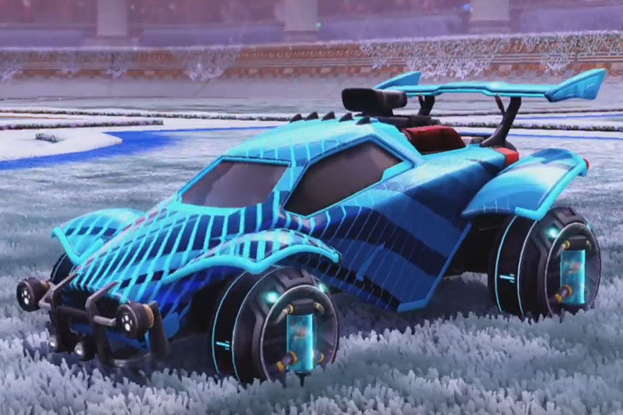 Rocket league Octane Sky Blue design with Tube Tank,20XX