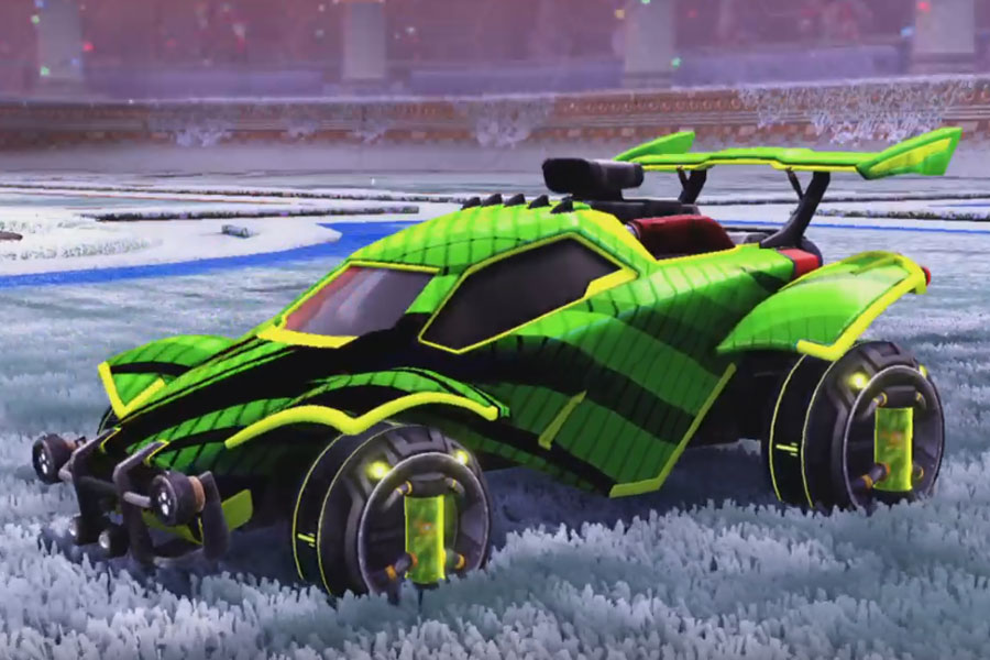 Rocket league Octane Lime design with Tube Tank,20XX